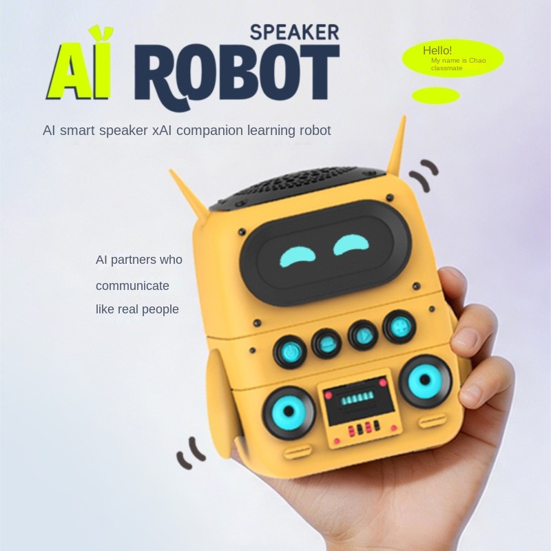 Science Robotics - หุ่นยนต์อัจฉริยะ AI รุ่นใหญ่สำหรับนักเรียน เครื่องเรียนรู้เพื่อการศึกษาปฐมวัยสำหรับเด็ก พร้อมระบบสนทนาด้วยเสียงและการเรียนรู้สองภาษา