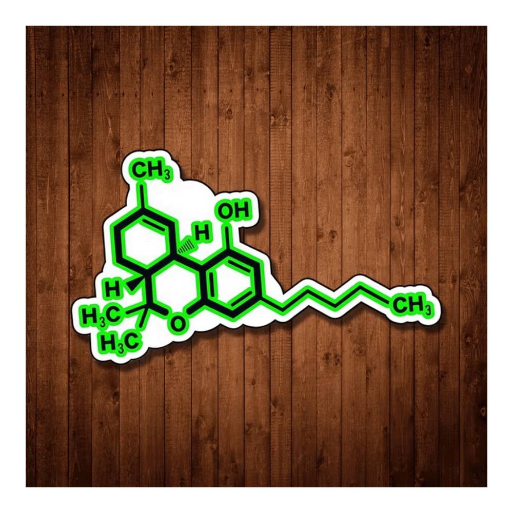 Science Hobbyist - สติกเกอร์ตกแต่งแนวไซไฟสีเขียวสะท้อนแสง สำหรับแล็ปท็อป ขวดน้ำ โทรศัพท์ หมวกกันน็อค กระเป๋าเดินทาง
