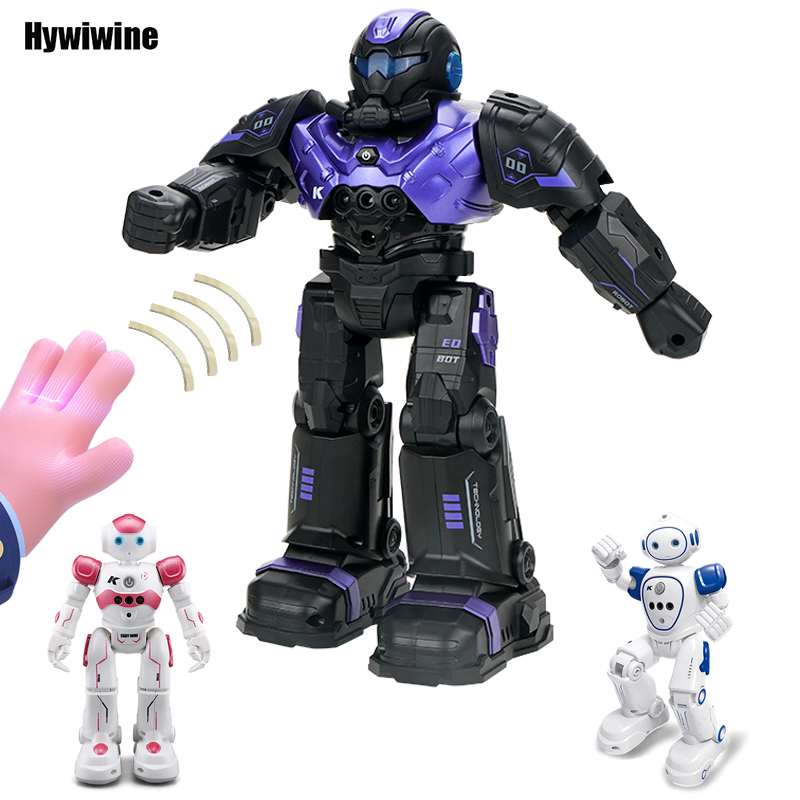 Science Project Robot - RC หุ่นยนต์เด็กรีโมทคอนโทรลเครื่องกลควบคุมท่าทางของเล่นเวกเตอร์วิทยาศาสตร์การสอนไฟฟ้าชุดของขวัญของเล่นสำหรับเด็กชาย