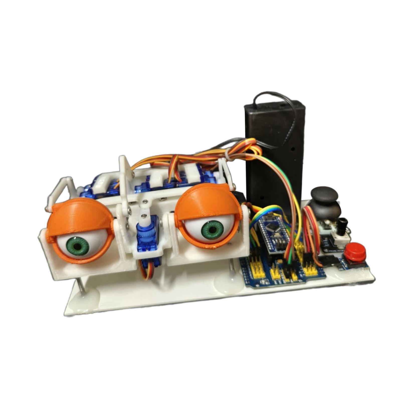 Science Project Robot - ดวงตาแอนิมาโทรนิกสำหรับชุดของเล่นเพื่อการศึกษา STEM ชุดทดลองวิทยาศาสตร์ โครงการหุ่นยนต์สร้างสรรค์ ชุดหุ่นยนต์ ดวงตาไบโอนิกหุ่นยนต์