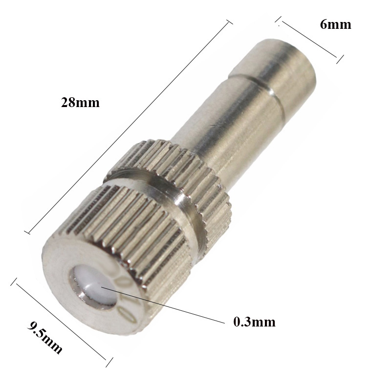 Science Bob - 10 Pc ความดันต่ําคุณภาพสูง Atomizing Misting หัวฉีดสเปรย์หัวฉีด