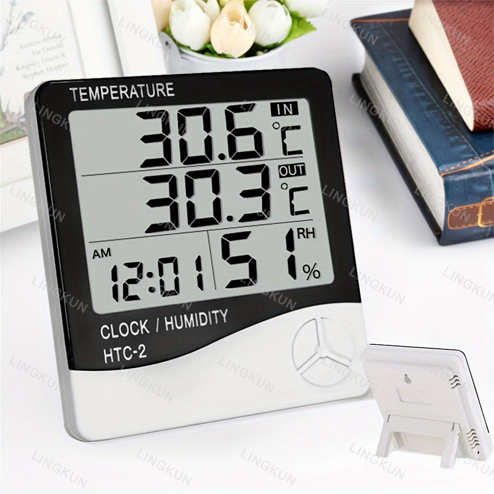 LCD ดิจิตอลเครื่องวัดอุณหภูมิเ - Weather Station Indoor บทวิจารณ์และราคา