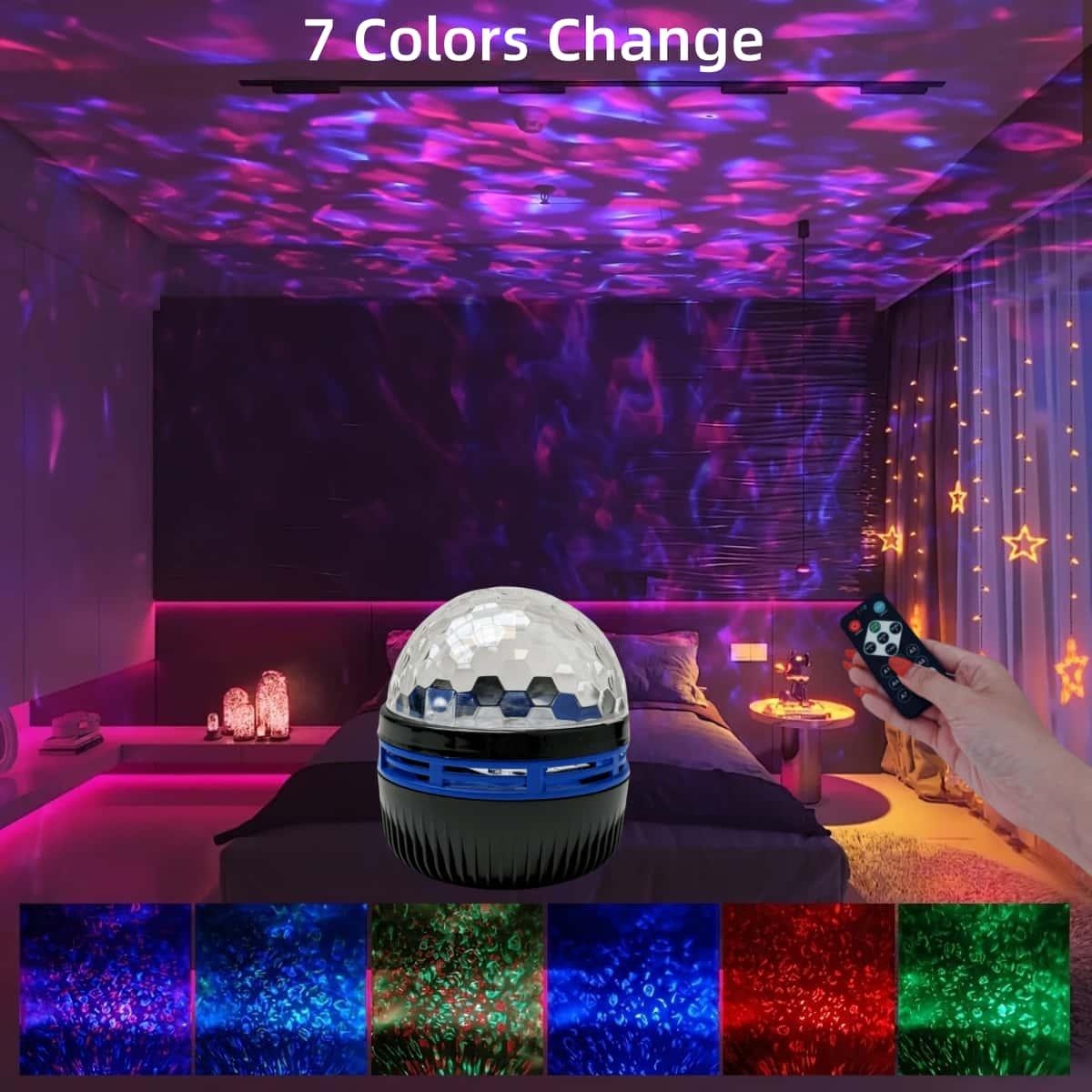 ไฟโปรเจคเตอร์ 7 โหมด RGB ฉายภา - Planetarium Projector Home บทวิจารณ์และราคา