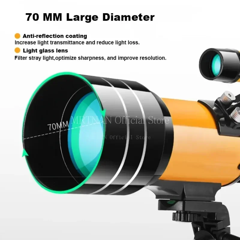 กล้องส่องทางไกลสำหรับกล้องโทรท - National Geographic Telescope 70Mm บทวิจารณ์และราคา