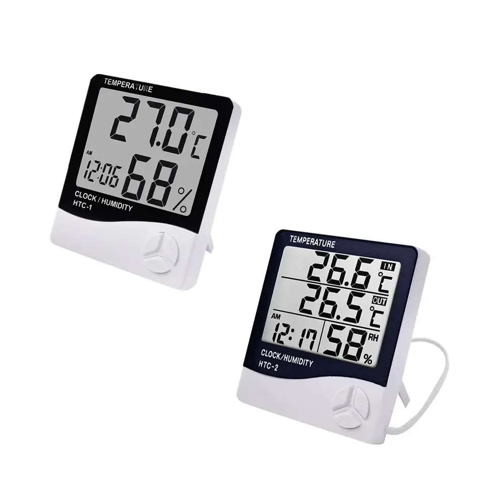 เครื่องวัดอุณหภูมิและความชื้นด - Weather Station Indoor บทวิจารณ์และราคา