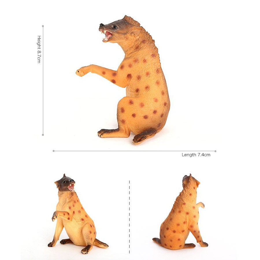 สมจริงพลาสติกสัตว์ป่า Hyena,Ma - Science Toys บทวิจารณ์และราคา