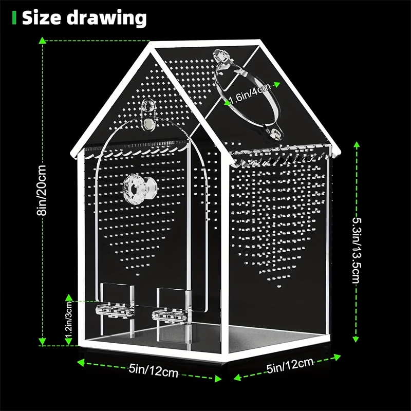 กล่องอะคริลิกใสสำหรับเลี้ยงแมล - Science Hobbyist บทวิจารณ์และราคา