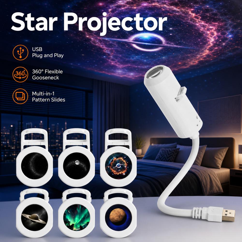 โปรเจคเตอร์แสงดาว USB แบบมัลติ - Planetarium Projector Home บทวิจารณ์และราคา