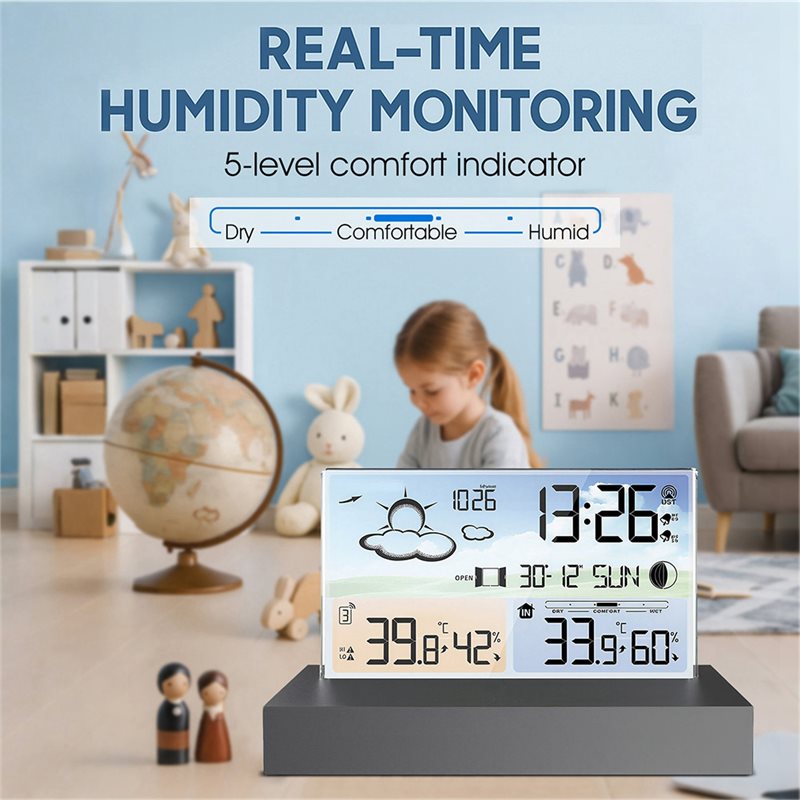 สินค้าใหม่มาแรงในสต็อก-สถานีตร - Weather Station Indoor บทวิจารณ์และราคา